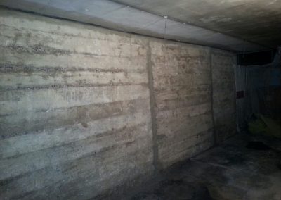 Muro Parking bajo nivel freático C/ Pascual, 8 Montcada i Reixac
