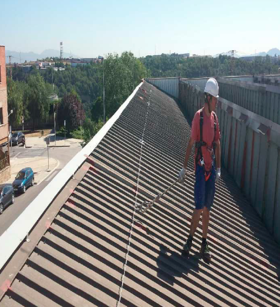 Líneas de vida cubierta MAGNETI MARELLI, Barberà del Vallés