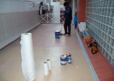 Impermeabilización terraza colegio Santa Perètua de Mogoda